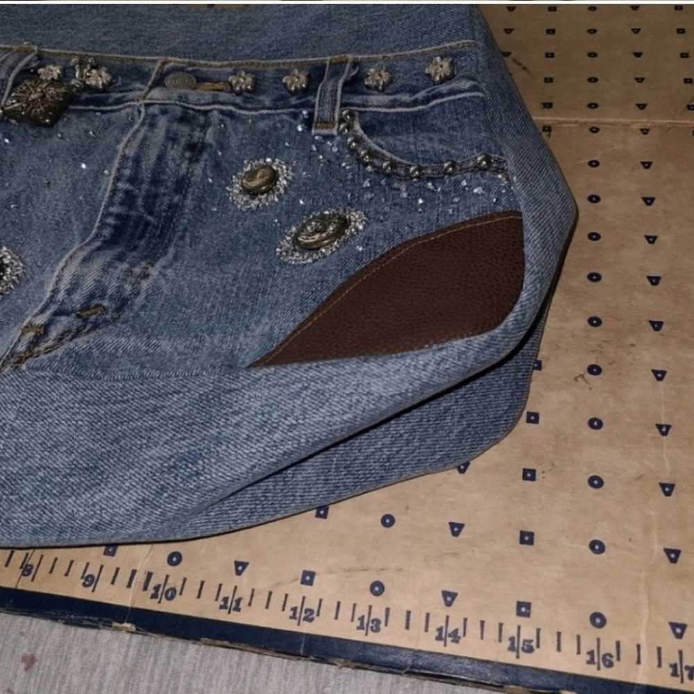 Hand & Heart Denim Bag - image 9