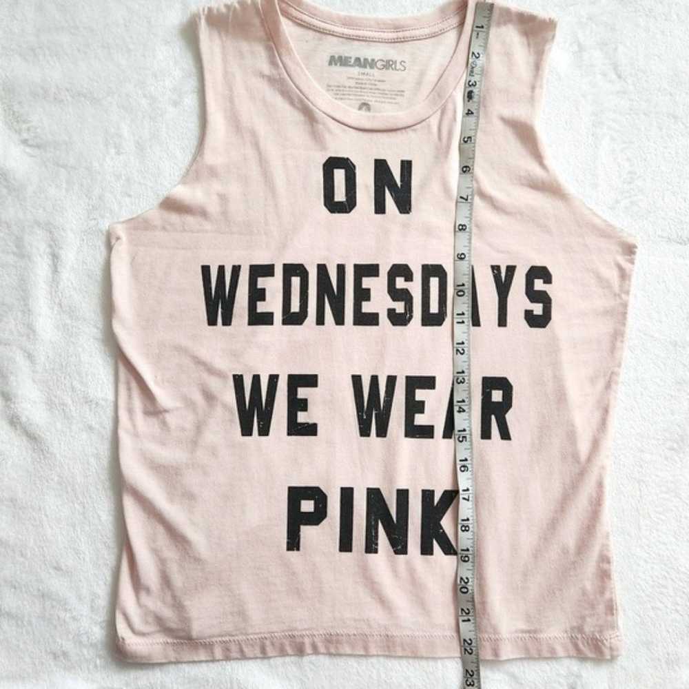 MEAN GIRLS Y2K Pink Graphic Tank Top On Wednesday… - image 10