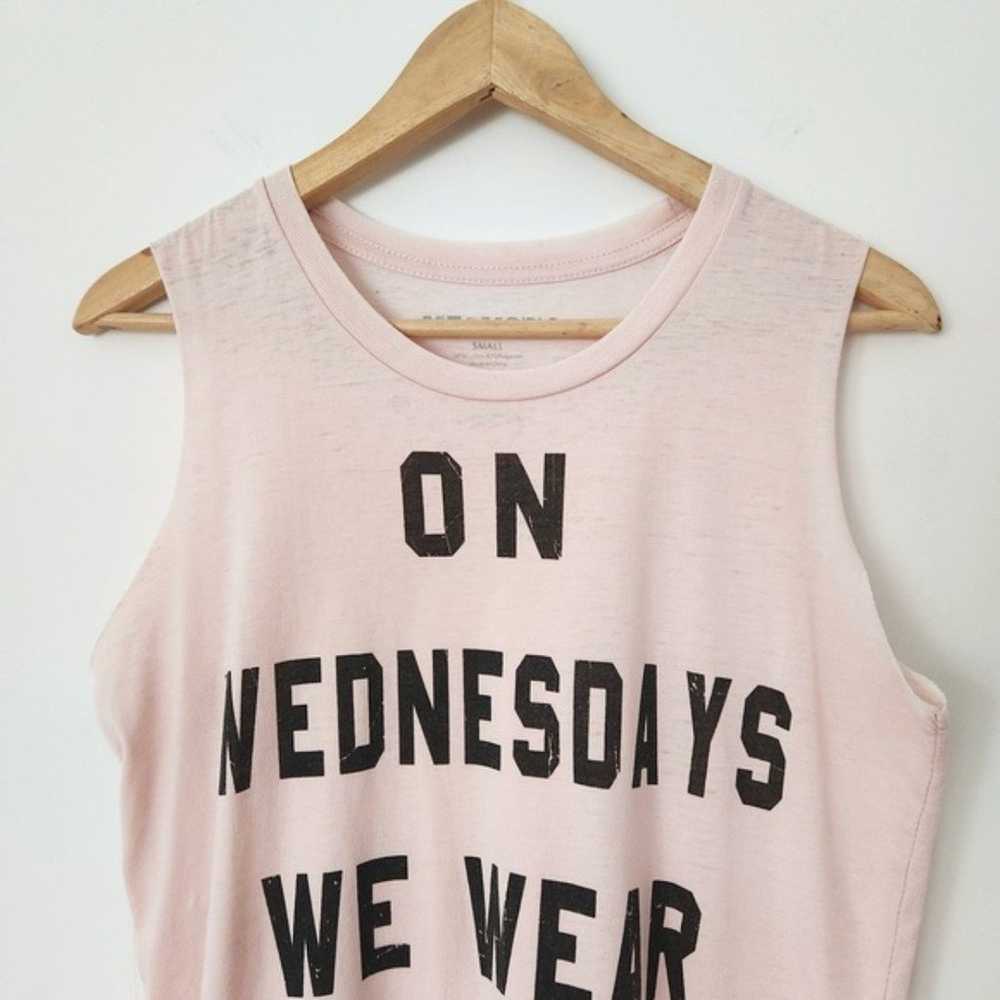 MEAN GIRLS Y2K Pink Graphic Tank Top On Wednesday… - image 3
