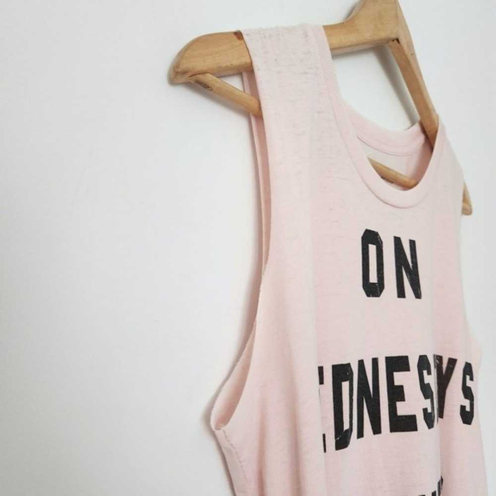 MEAN GIRLS Y2K Pink Graphic Tank Top On Wednesday… - image 4