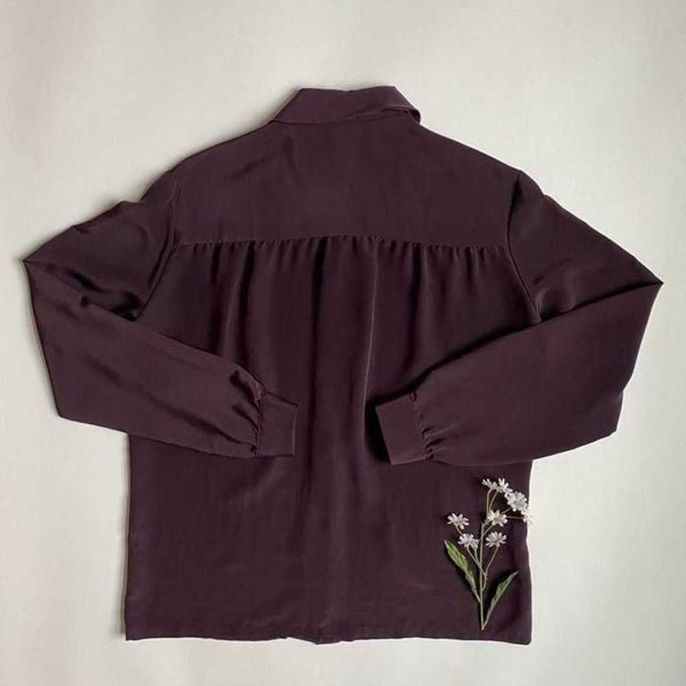 Vintage plum blouse - image 2
