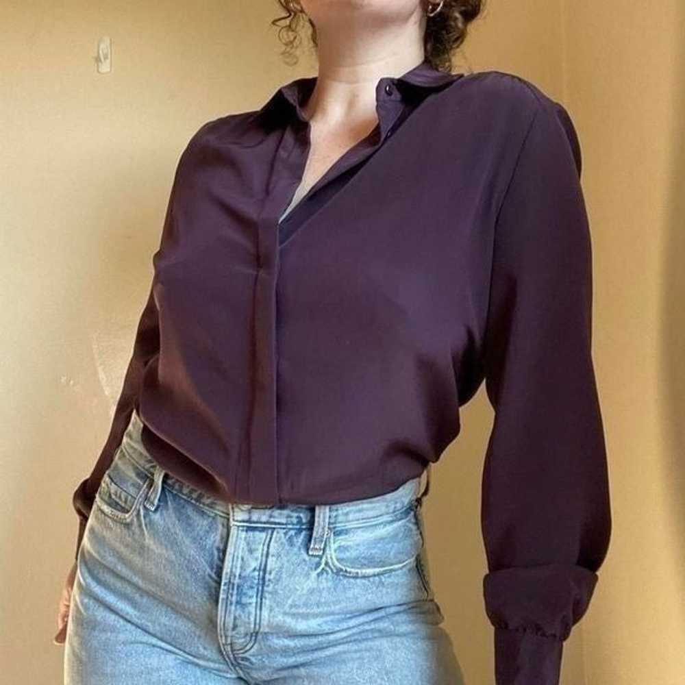 Vintage plum blouse - image 6