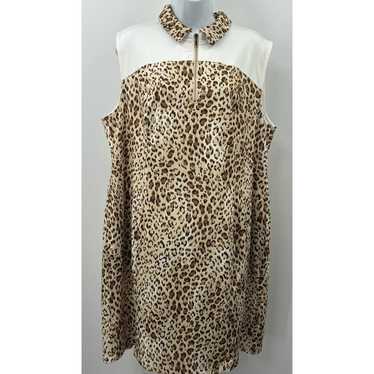 Chico's Zenergy Cheetah Print Golf Dress With Sid… - image 1