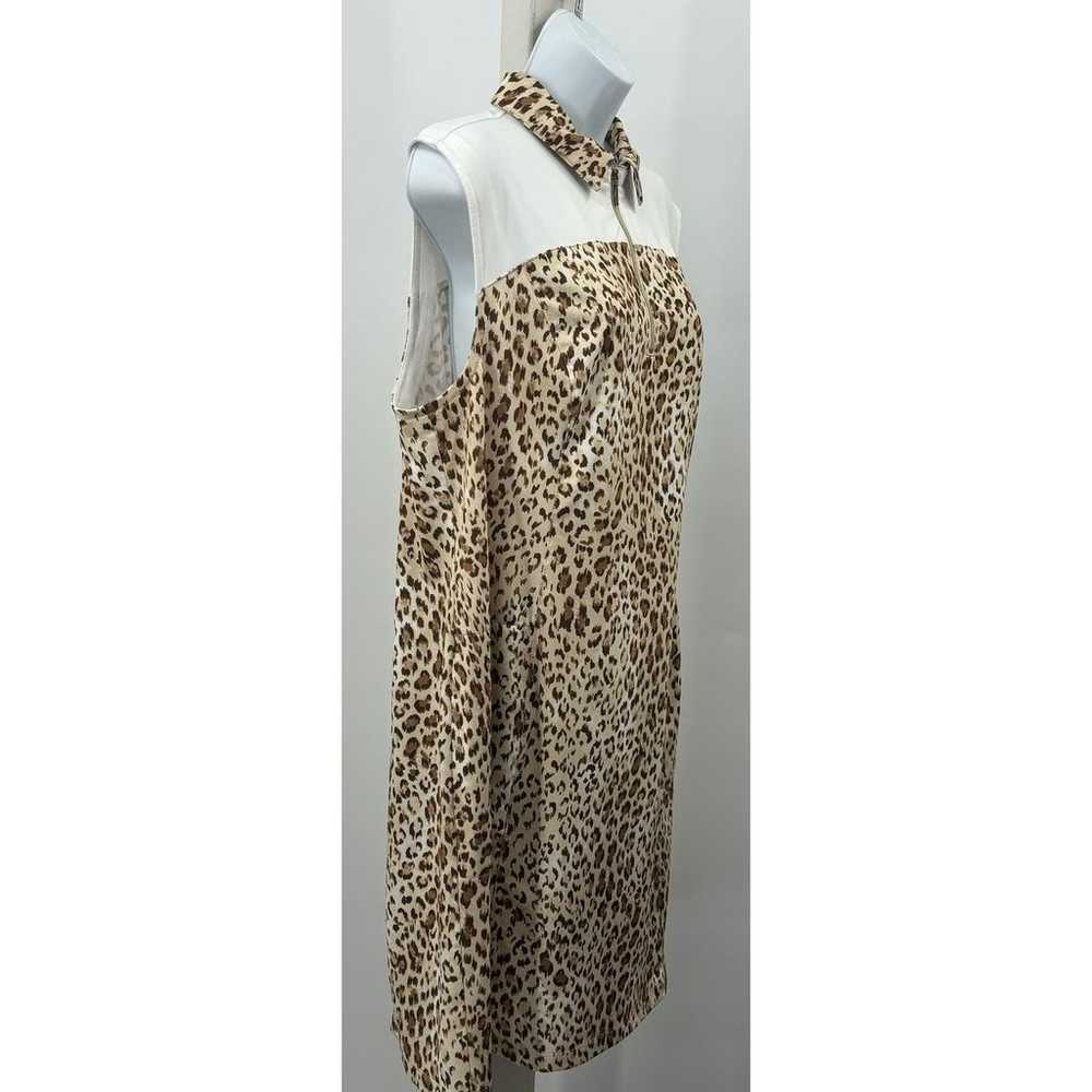 Chico's Zenergy Cheetah Print Golf Dress With Sid… - image 2