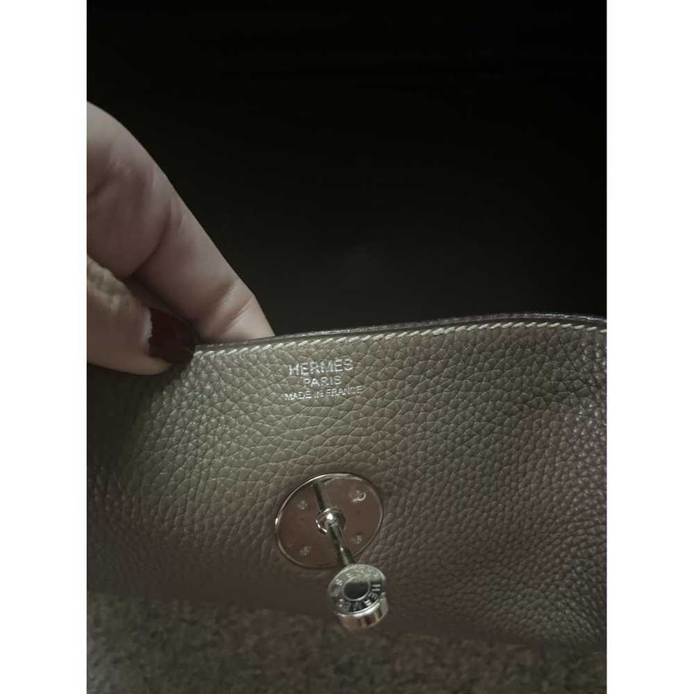 Hermès Lindy leather handbag - image 6