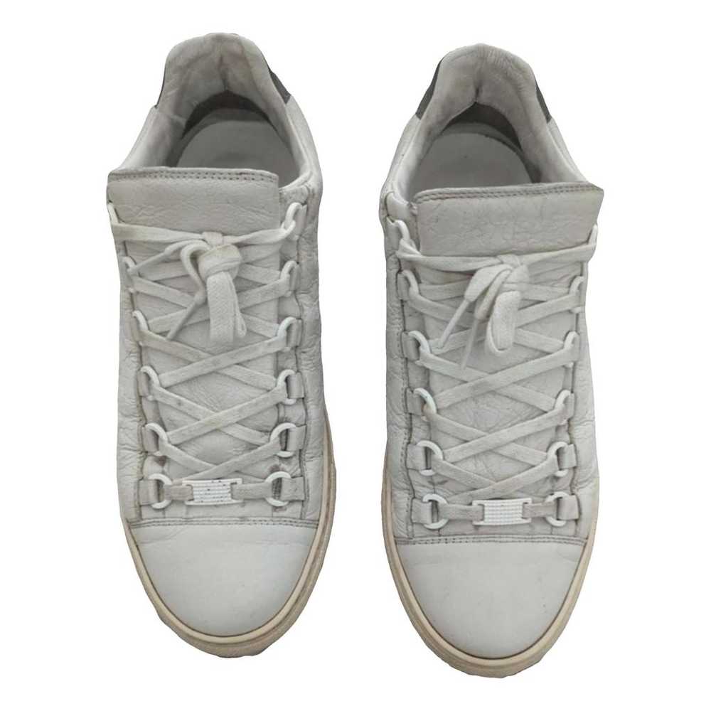 Balenciaga Arena leather low trainers - image 1