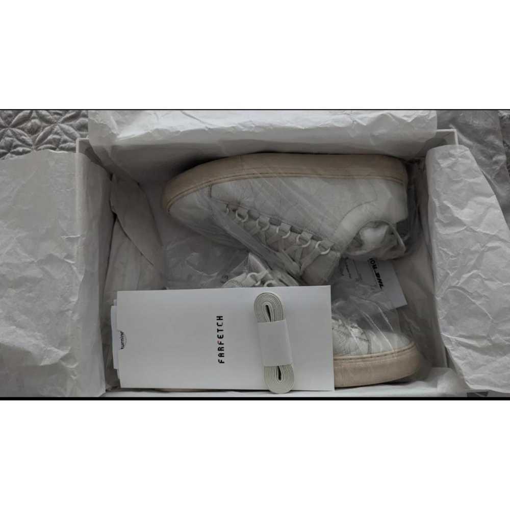 Balenciaga Arena leather low trainers - image 3