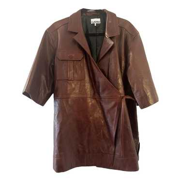 Ganni Spring Summer 2020 leather jacket