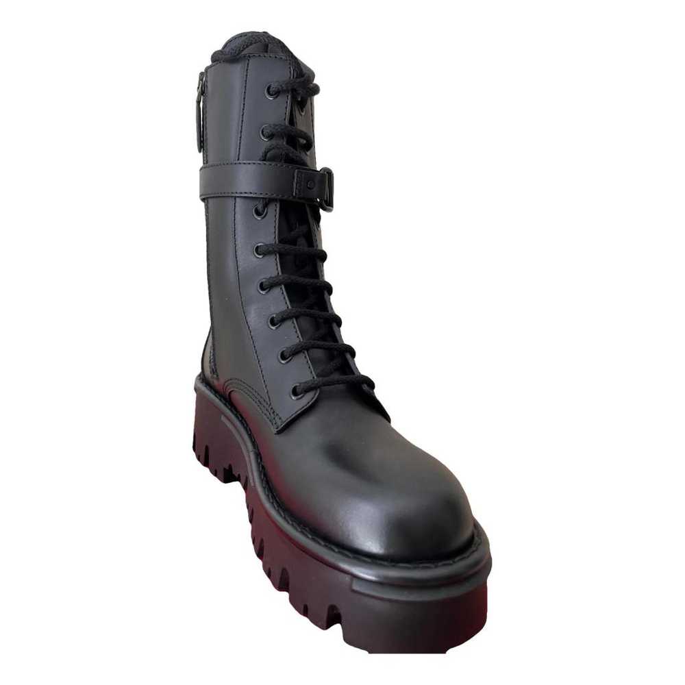Valentino Garavani VLogo leather riding boots - image 1
