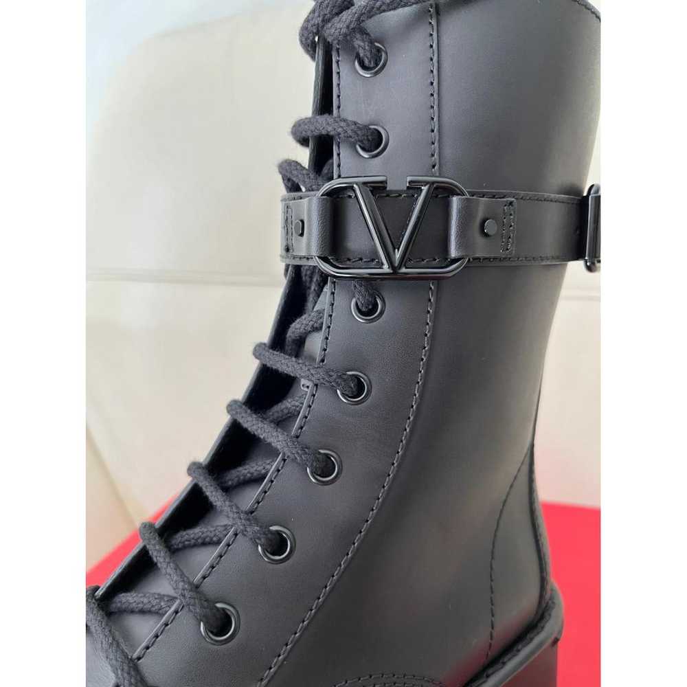 Valentino Garavani VLogo leather riding boots - image 2