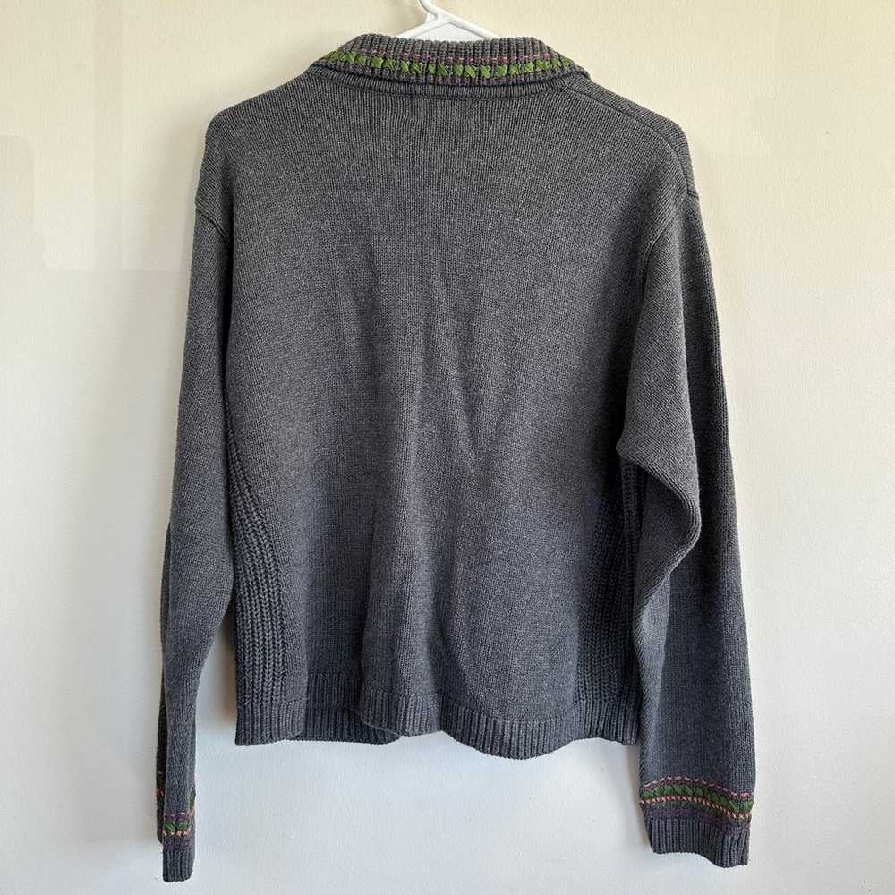 Woolrich Vintage Cardigan Sweater Button Front Em… - image 7
