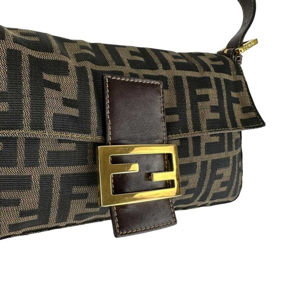 Fendi Baguette cloth handbag - image 9