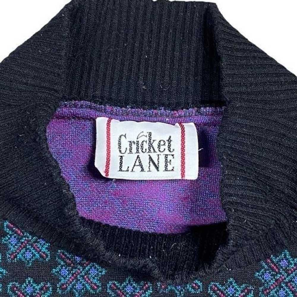 Cricket Lane Women’s Vintage Floral Knitted Turtl… - image 4