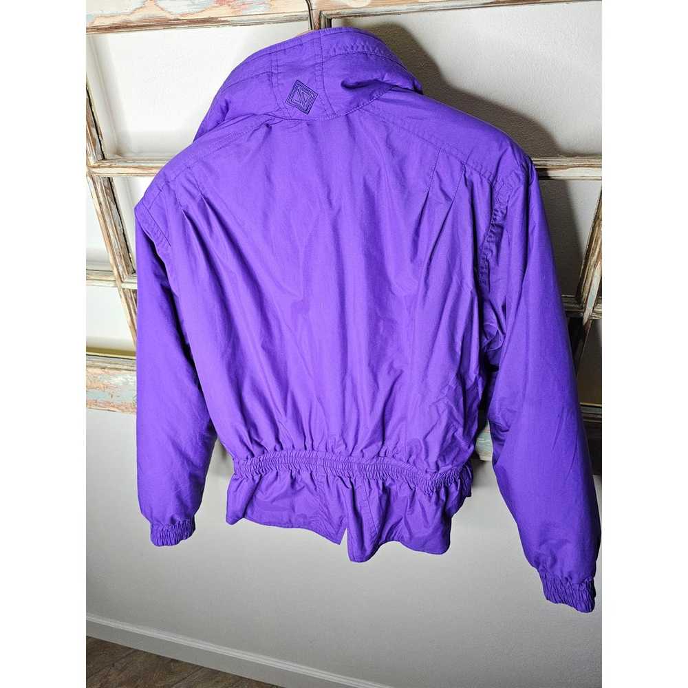 Vintage Puffer Jacket Purple Sun Valley Purple  s… - image 11