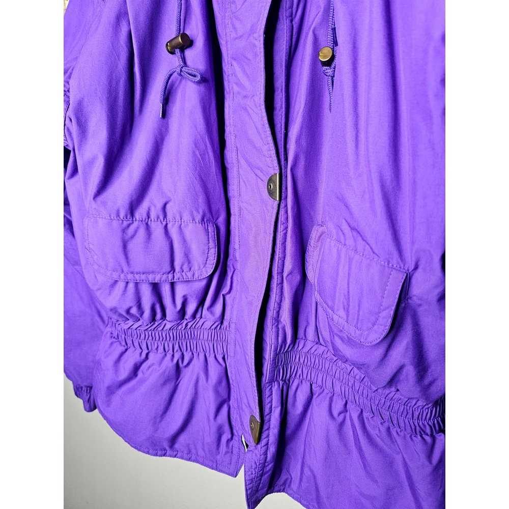 Vintage Puffer Jacket Purple Sun Valley Purple  s… - image 3