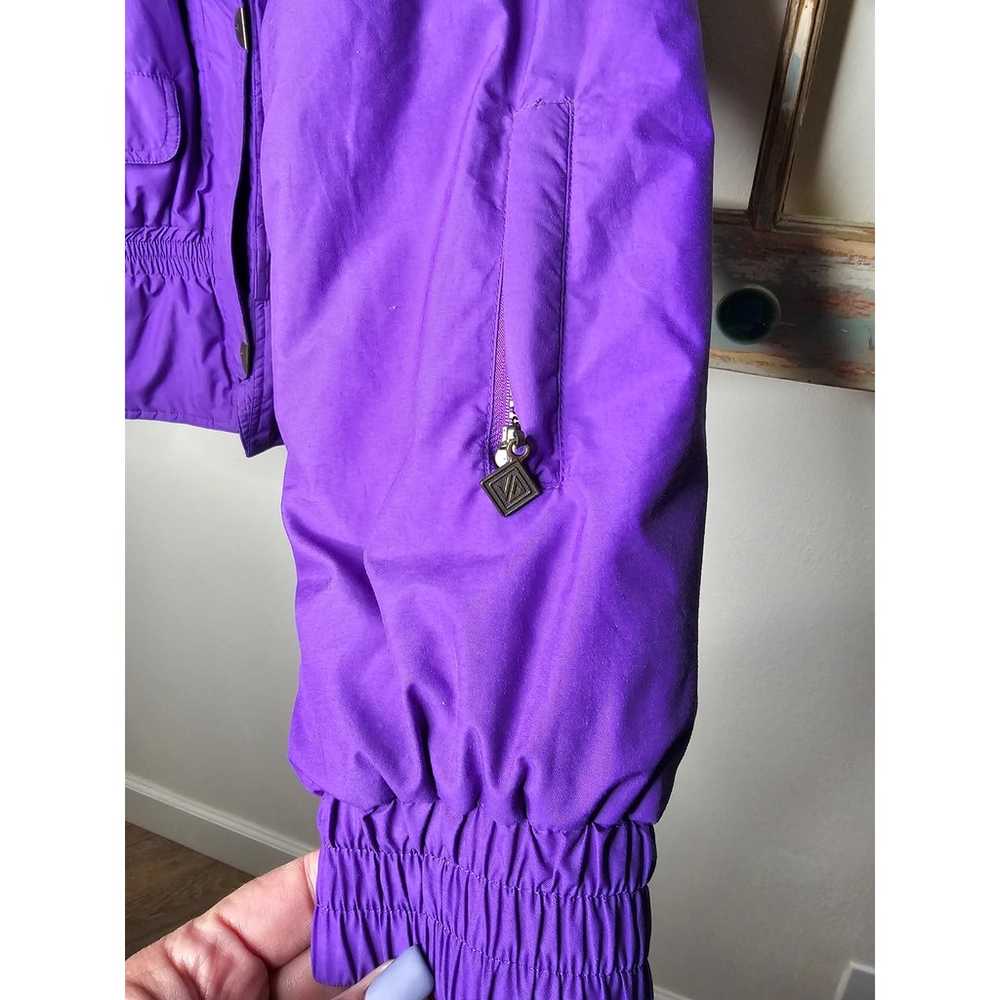 Vintage Puffer Jacket Purple Sun Valley Purple  s… - image 4