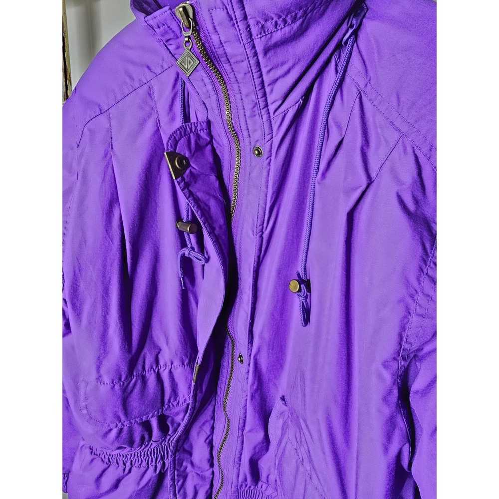 Vintage Puffer Jacket Purple Sun Valley Purple  s… - image 6