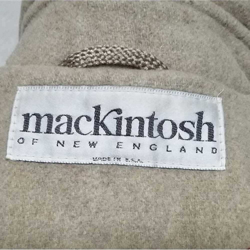 Vintage 70s Mackintosh Sand Brown Piping Wool Jac… - image 11