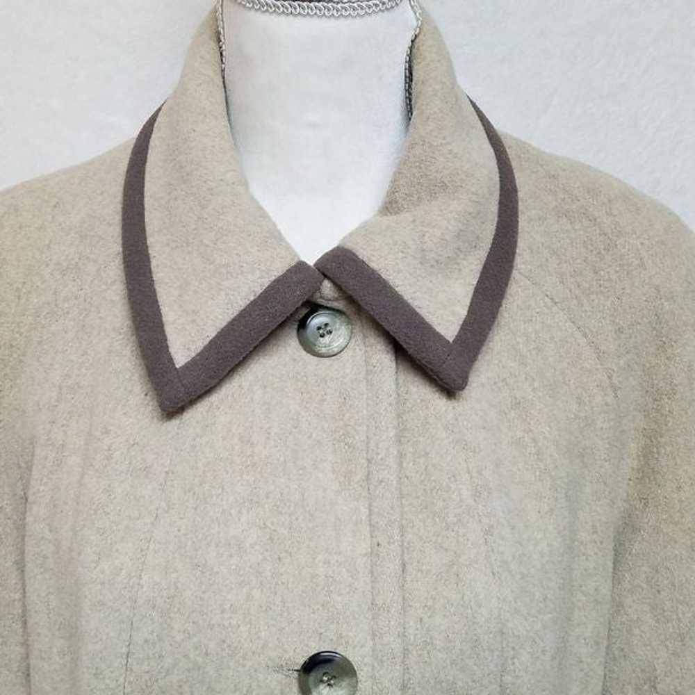 Vintage 70s Mackintosh Sand Brown Piping Wool Jac… - image 5