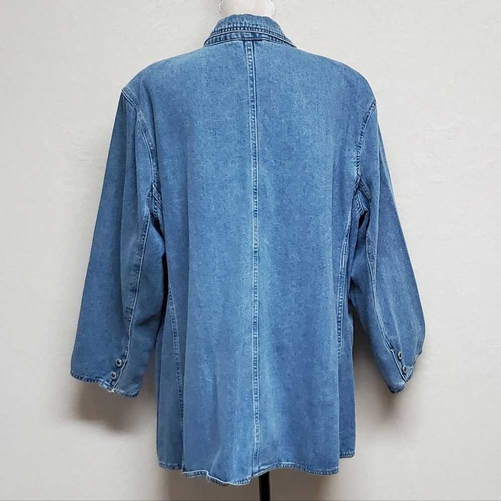 Western 80s Vintage Baccini Light Wash Stone Wash… - image 9