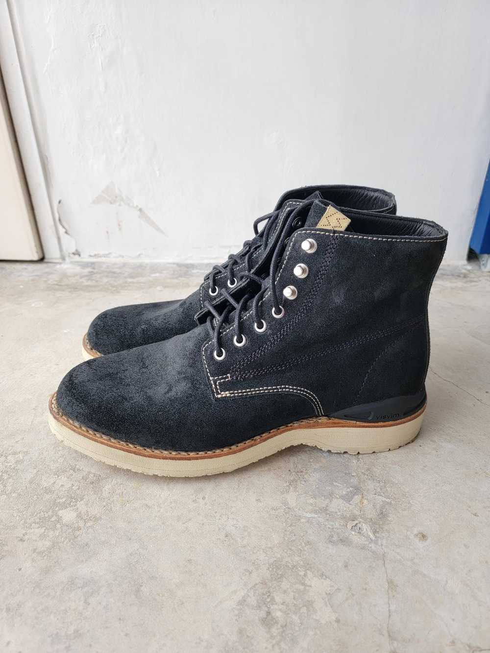 Visvim Virgil Boots Folk Black Suede - image 3