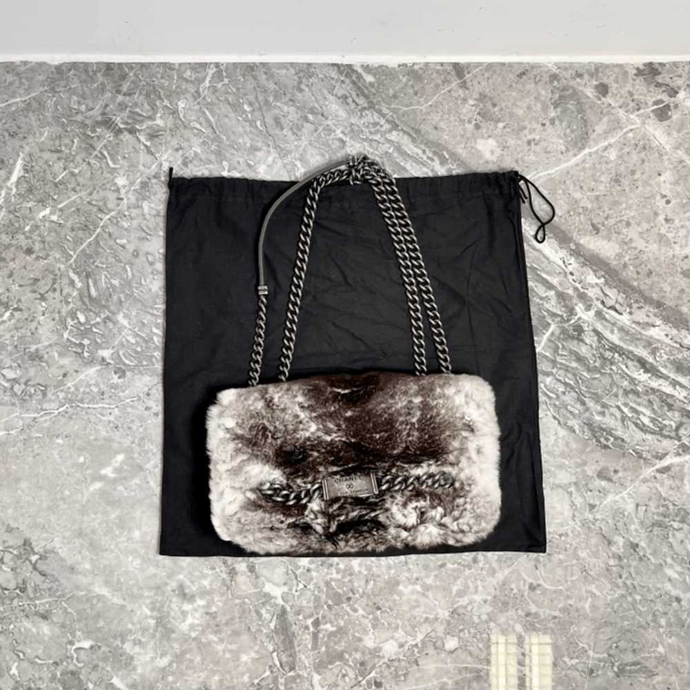 Chanel Chanel Le Boy Fur Bag - image 7