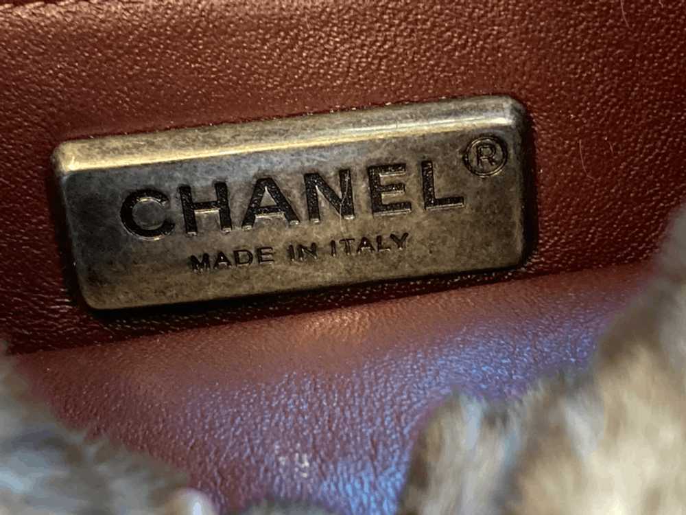 Chanel Chanel Le Boy Fur Bag - image 9