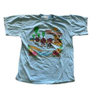 80s Vintage California Raisins T-Shirt Blue size … - image 1