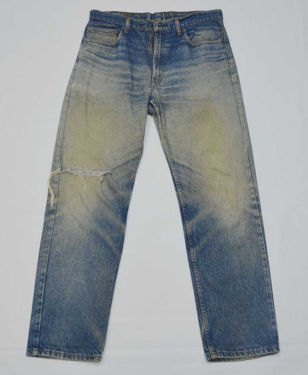 Distressed Denim × Levi's Levis 505 Jeans 90s DIS… - image 3