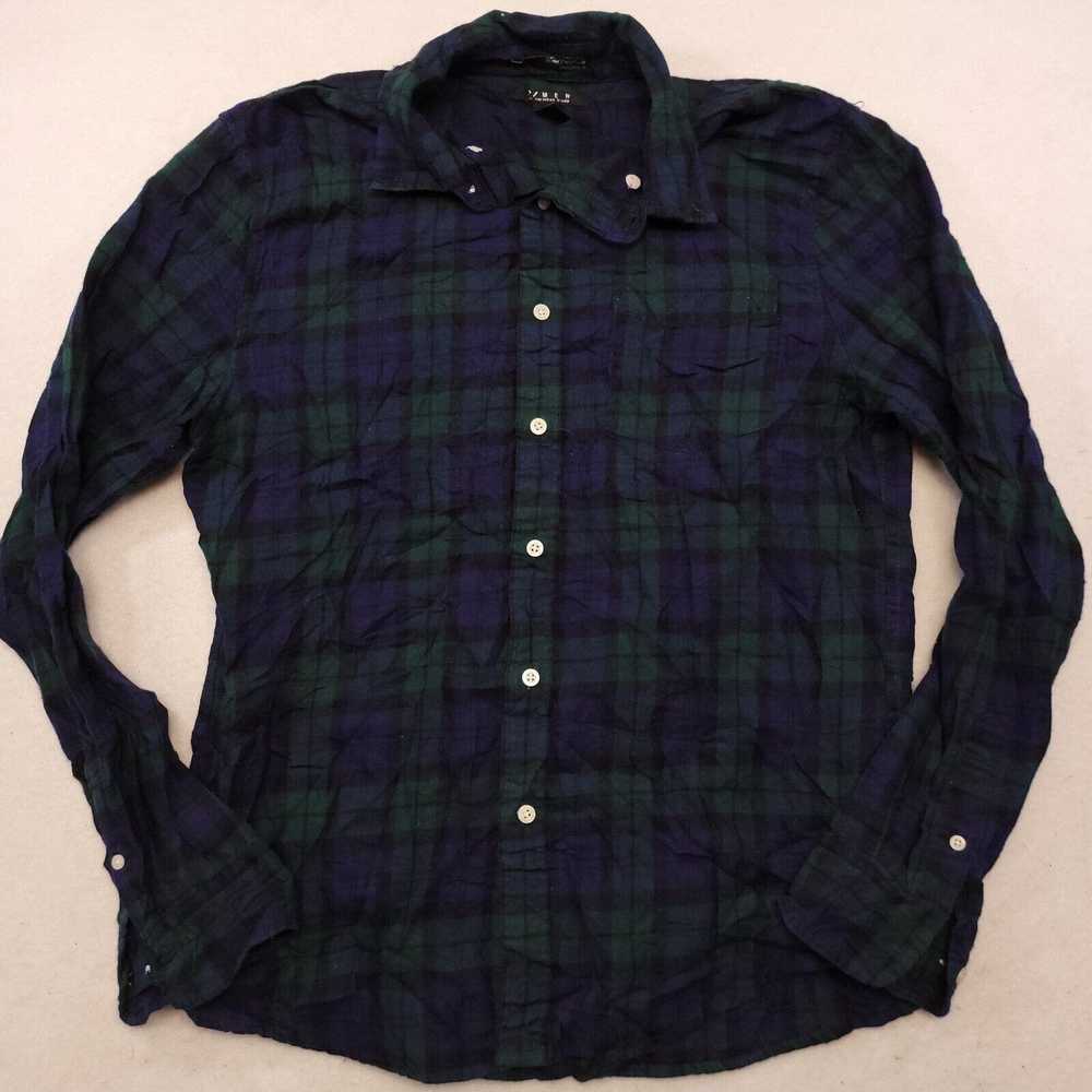 21 Men 21 Men Tartan Flannel Button Up Shirt Mens… - image 2