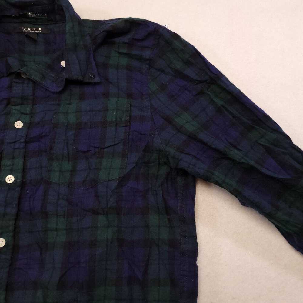 21 Men 21 Men Tartan Flannel Button Up Shirt Mens… - image 5