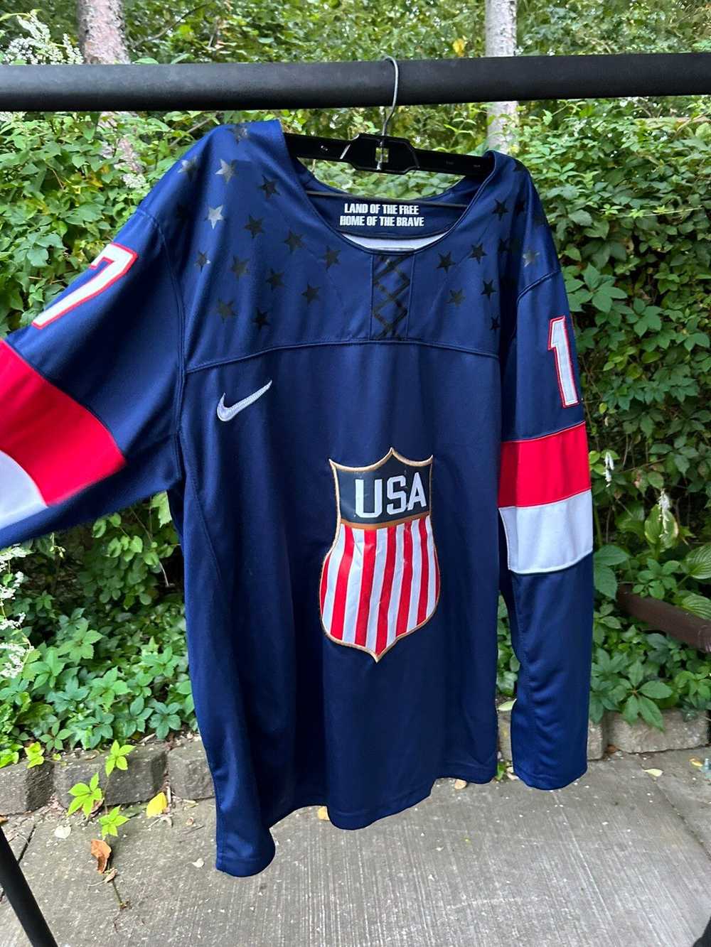 NHL × Nike × Vintage Vintage Nike USA Olympic Hoc… - image 2