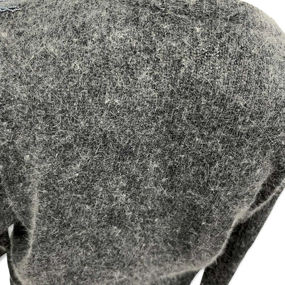 Vintage Vintage Raoul Gray Silk Angora Sweater Sz… - image 5