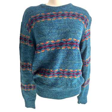 Vintage Vintage Reed St. James Blue Crew Neck Swe… - image 1