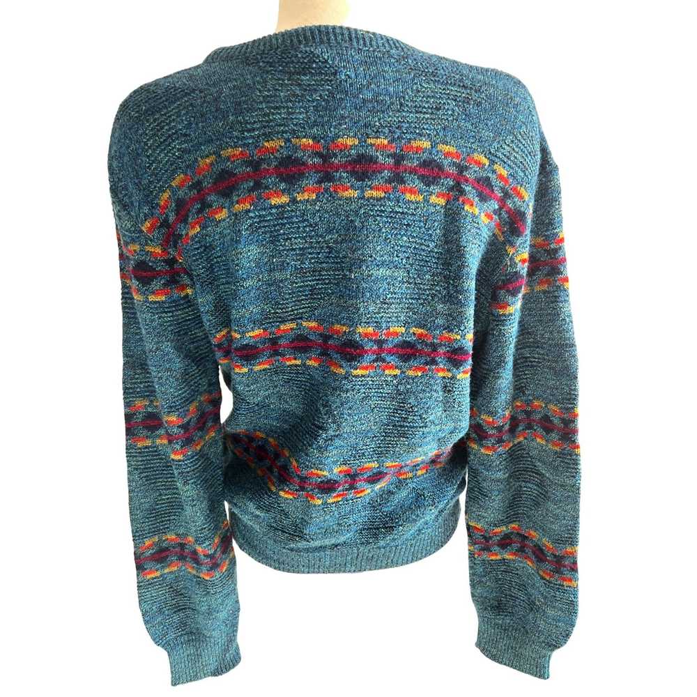 Vintage Vintage Reed St. James Blue Crew Neck Swe… - image 2