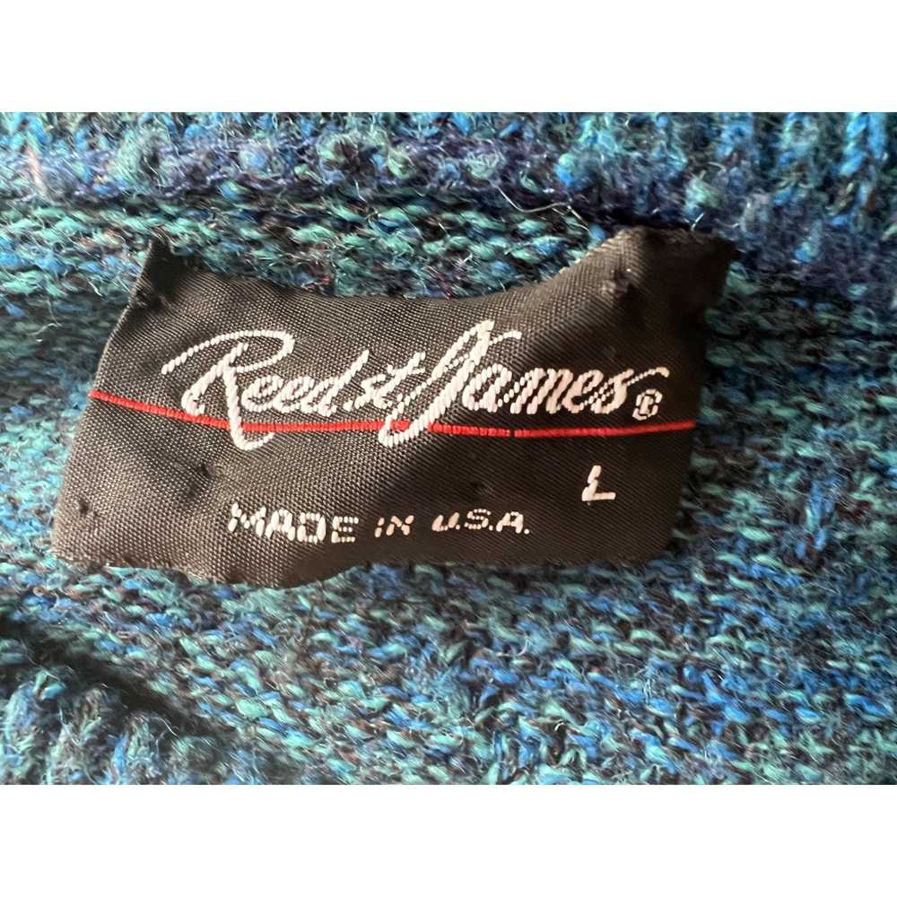 Vintage Vintage Reed St. James Blue Crew Neck Swe… - image 4