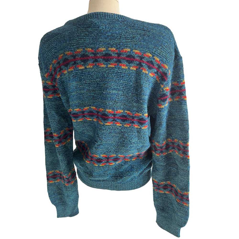 Vintage Vintage Reed St. James Blue Crew Neck Swe… - image 6