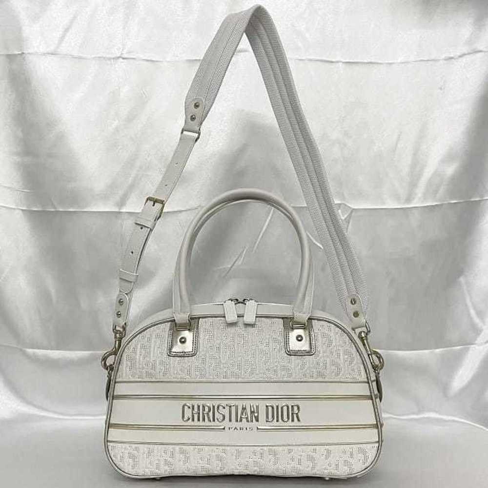 Dior Christian Dior 2way Bag Vibe Medium Bowling … - image 2