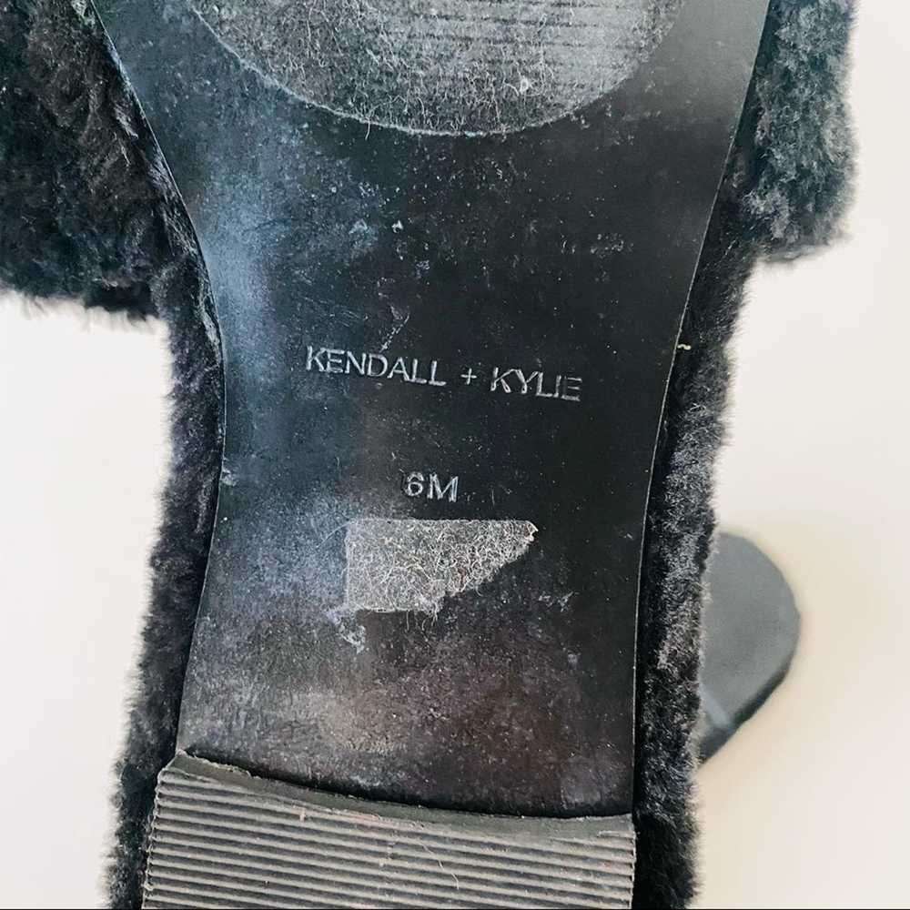 Kendal And Kylie KENDALL KYLIE Black Faux Fur Fuz… - image 6