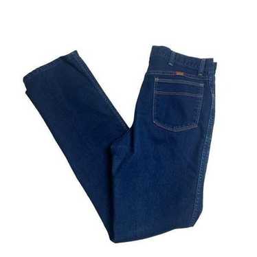 Vintage mens Rustler Straight Leg Jeans 34 x 34 - image 1