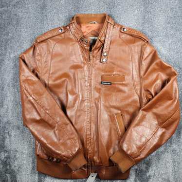 Members Only VTG 80's Members Only Brown Leather J