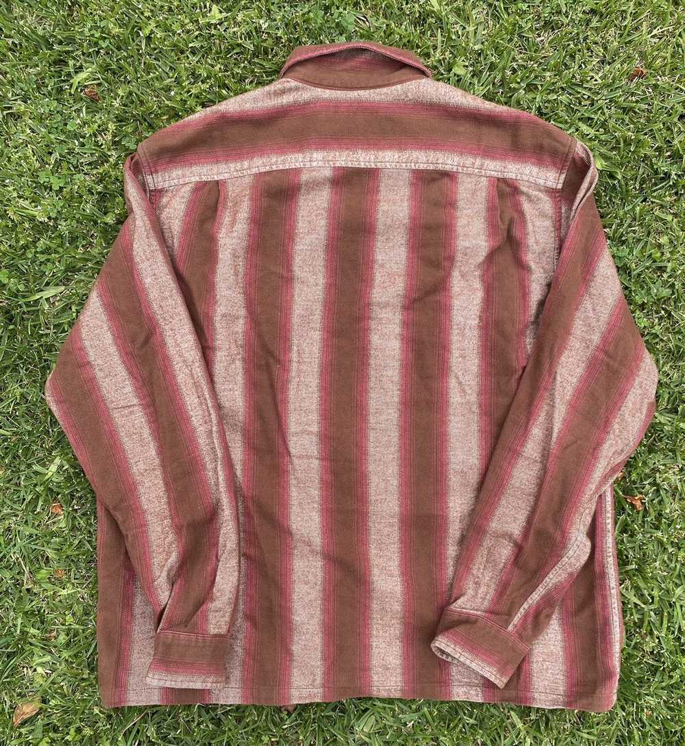 Supreme Stripe Flannel Zip Up - image 2