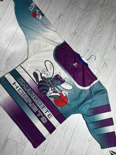 NBA × Starter Vtg Rare NBA Charlotte Hornets Start