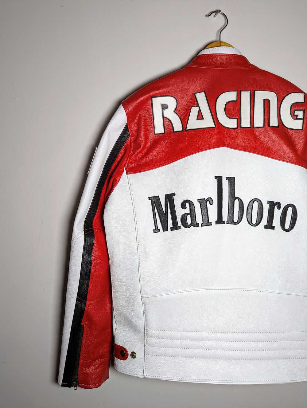 Leather Jacket × Marlboro × Racing Marlboro Leath… - image 10