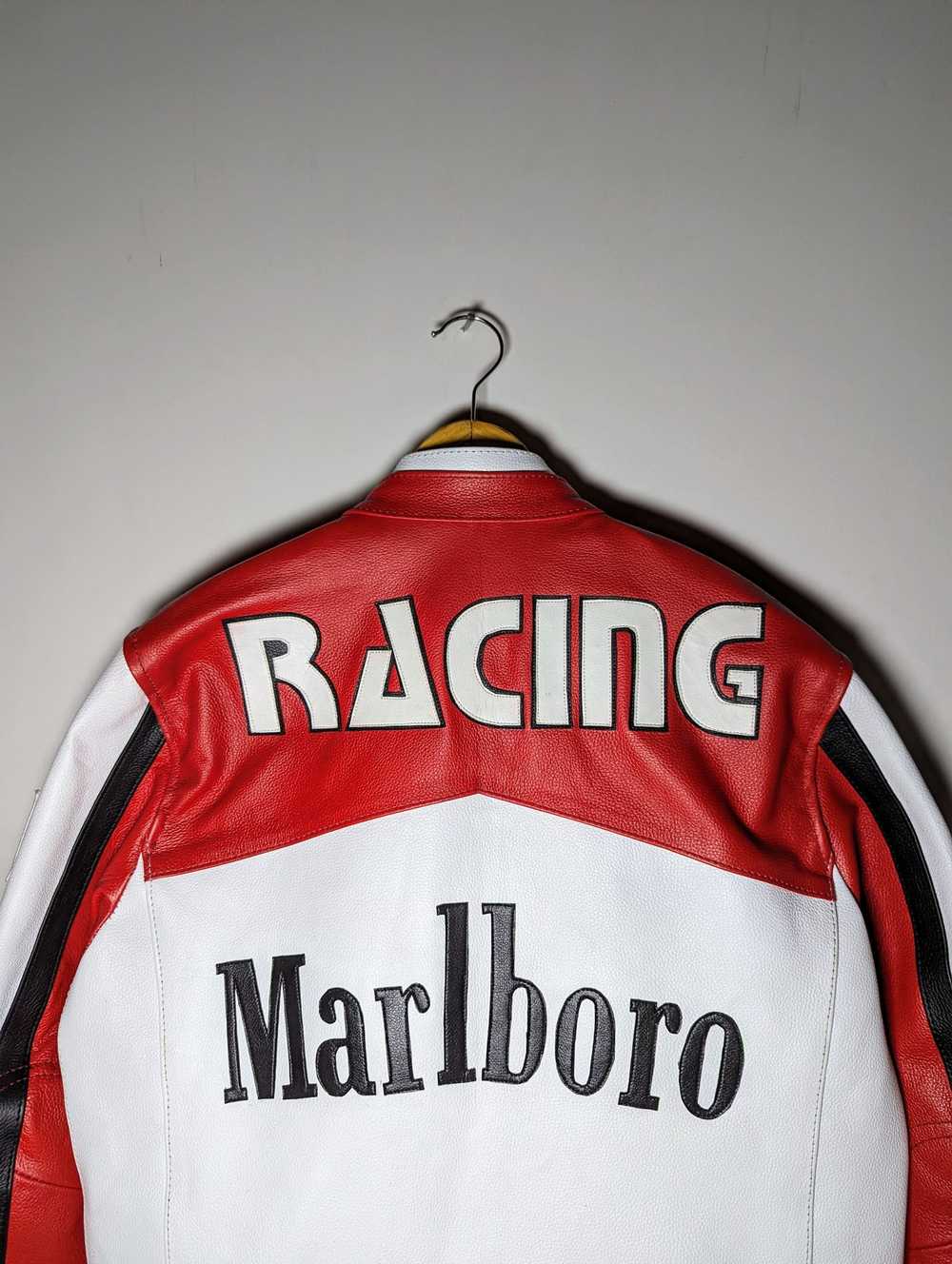 Leather Jacket × Marlboro × Racing Marlboro Leath… - image 11