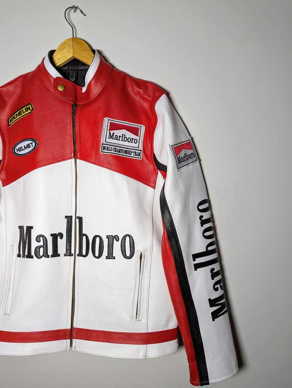 Leather Jacket × Marlboro × Racing Marlboro Leath… - image 2