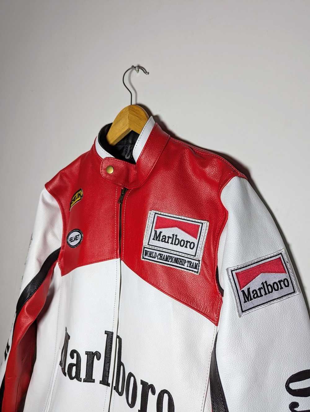 Leather Jacket × Marlboro × Racing Marlboro Leath… - image 4