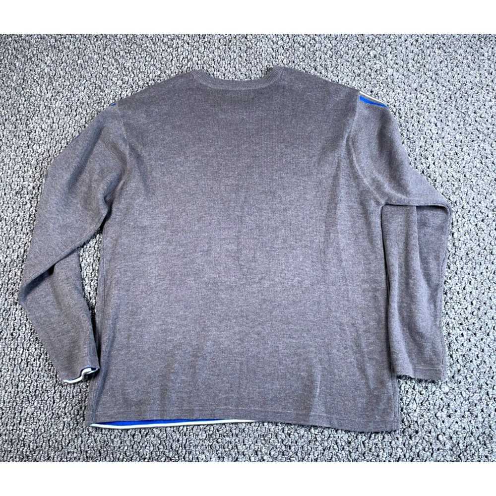 Vintage VTG Y2K Striped Pattern Sweater Adult Lar… - image 2