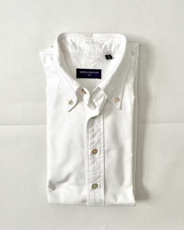 Spier And Mackay White Oxford Cloth Button Down: … - image 1