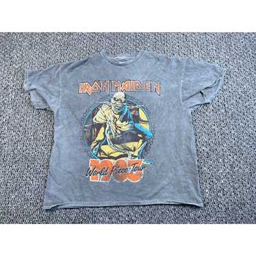 Vintage Retro Iron Maiden 1983 World Piece Tour A… - image 1